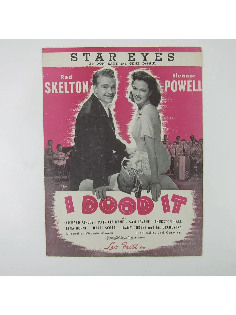 Sheet Music Star Eyes I Dood It Film Red Skelton Eleanor Powell Vintage 1943